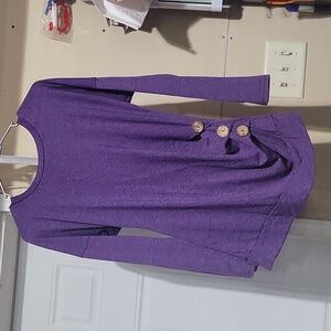 Purple Long Sleeve Shirt Size Small